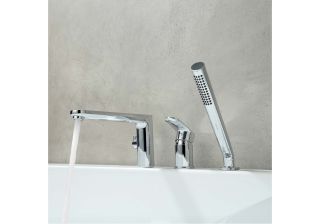 Смеситель на борт ванны Aquatek Ника AQ1848CR хром